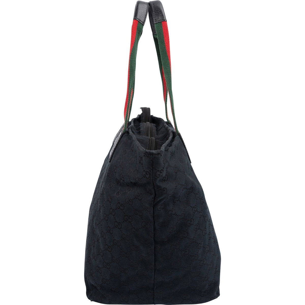 Gucci Web Stripe Tote Shopper aus GG Canvas – Ansicht 6