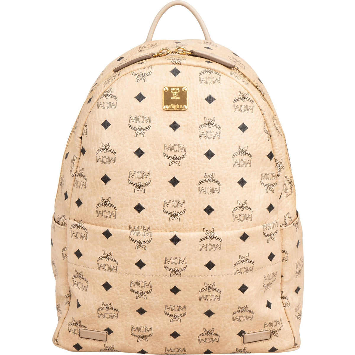 MCM Monogram Visetos Stark aus Visetos Coated Canvas – Vorderansicht