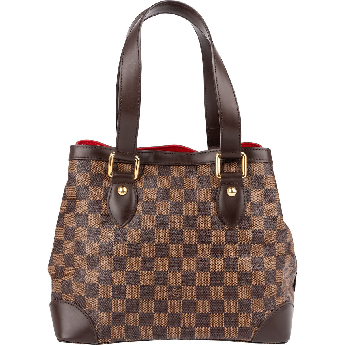 Sac à main Louis Vuitton Hampstead PM en toile Damier Ébène