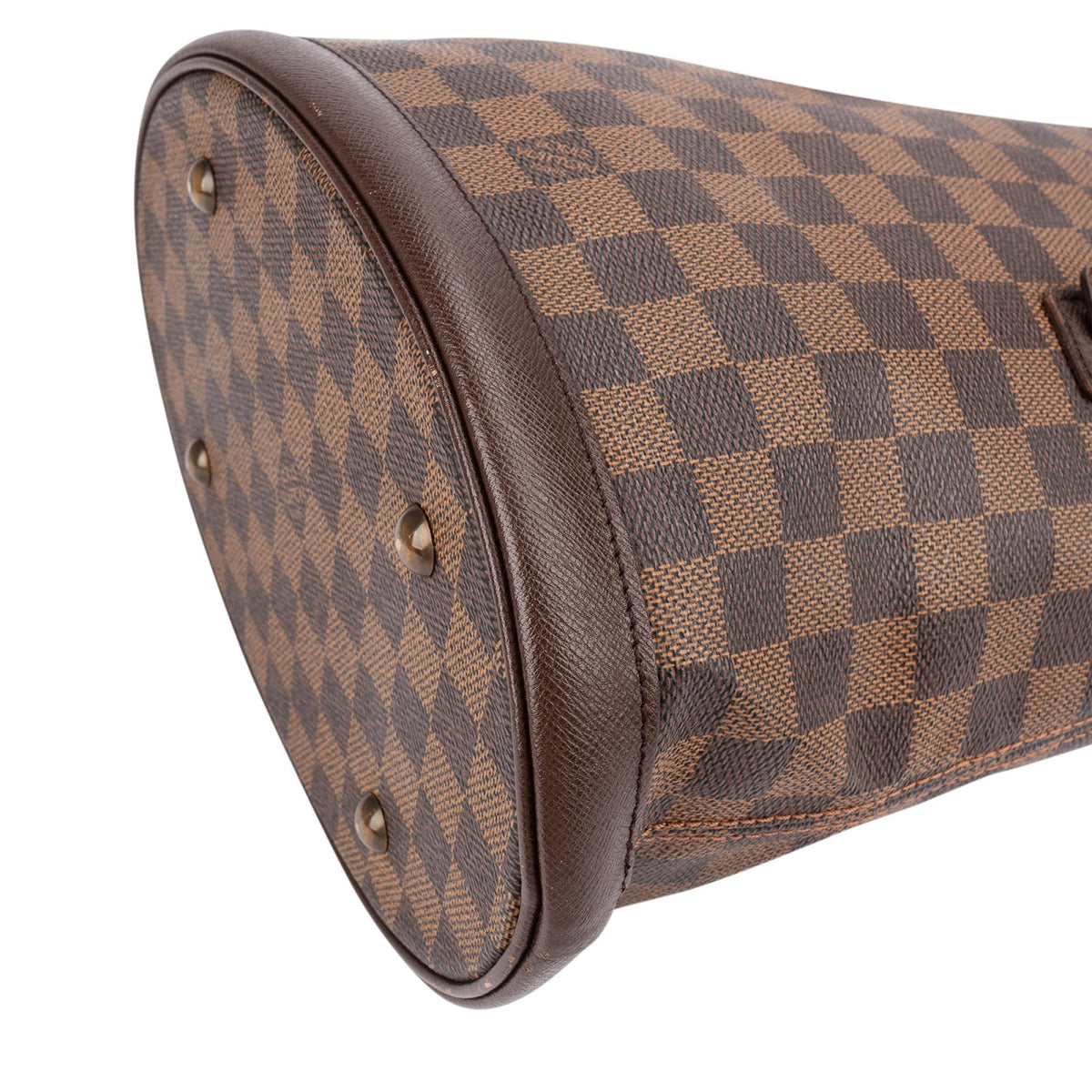 Sac à bandoulière Louis Vuitton Marais Bucket PM en toile Damier Ébène