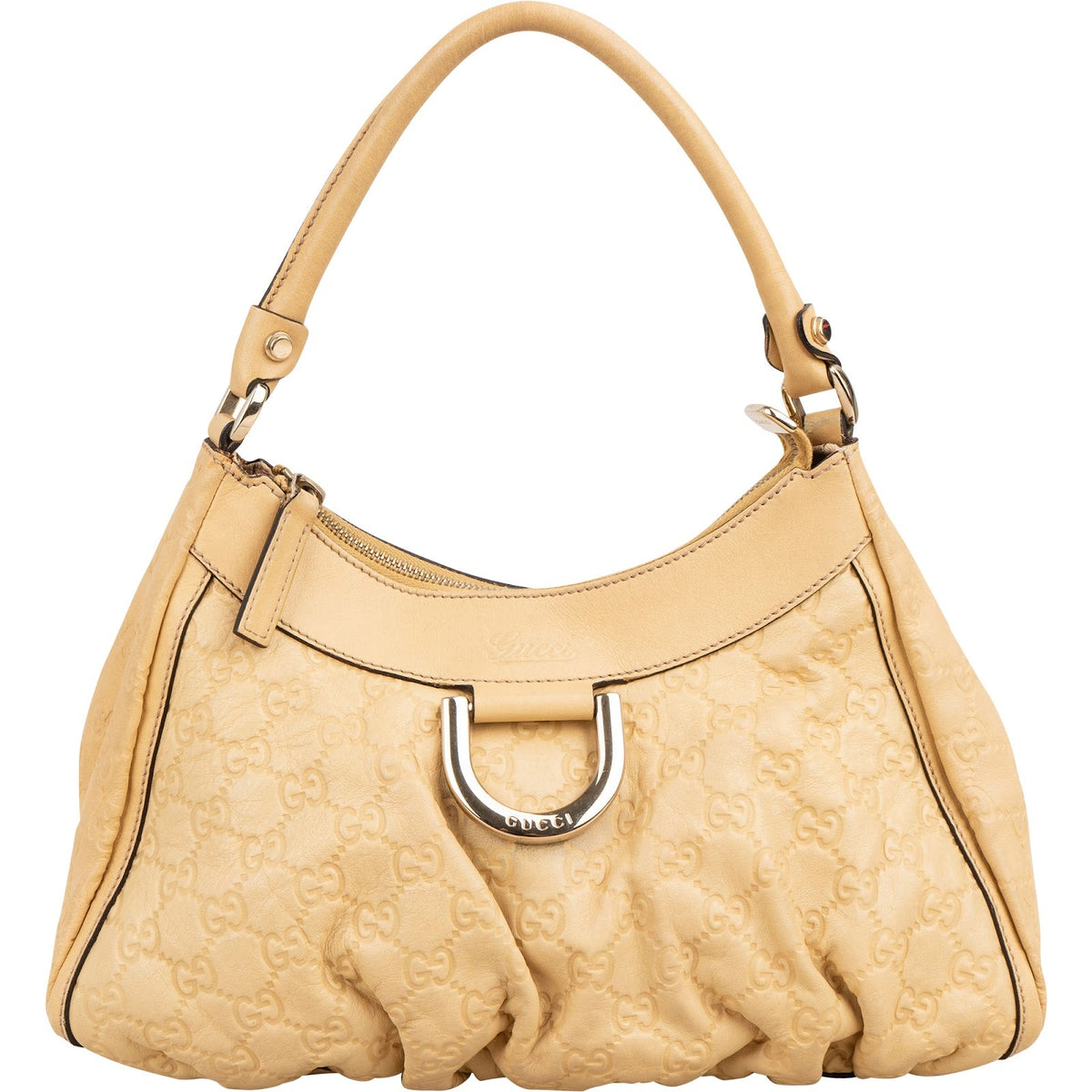 Gucci Guccissima Abbey D-Ring Small aus Guccissima Leder – Vorderansicht