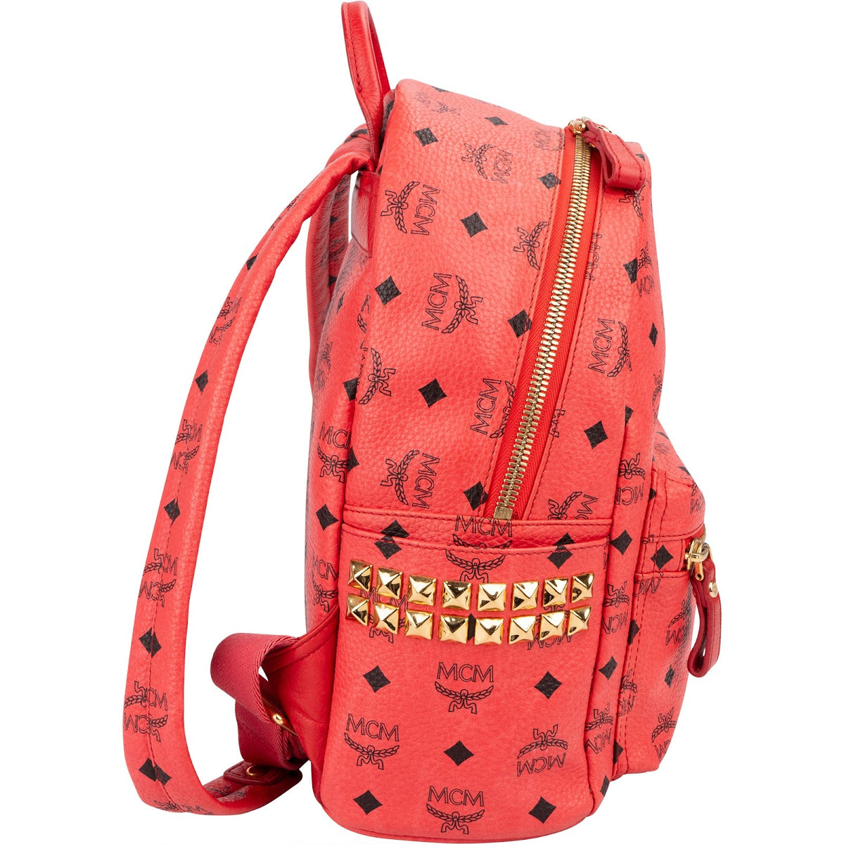 MCM Monogram Visetos Stark Side Studs Mini Rucksack, Bild 4 von 10