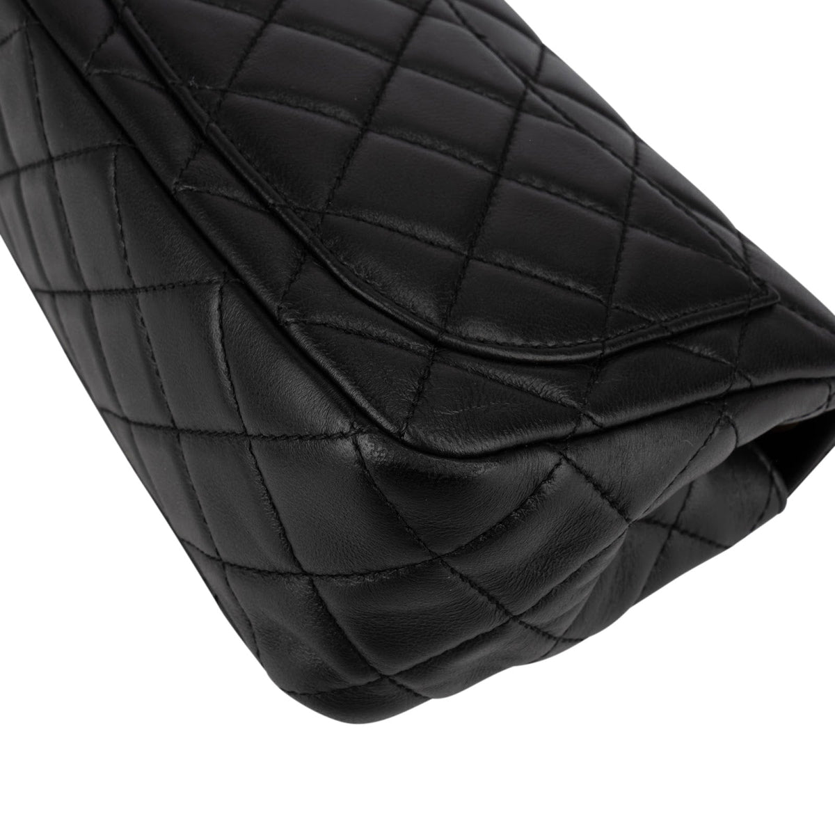 Borsa a tracolla Chanel Small Rectangular Single Flap in pelle di agnello trapuntata