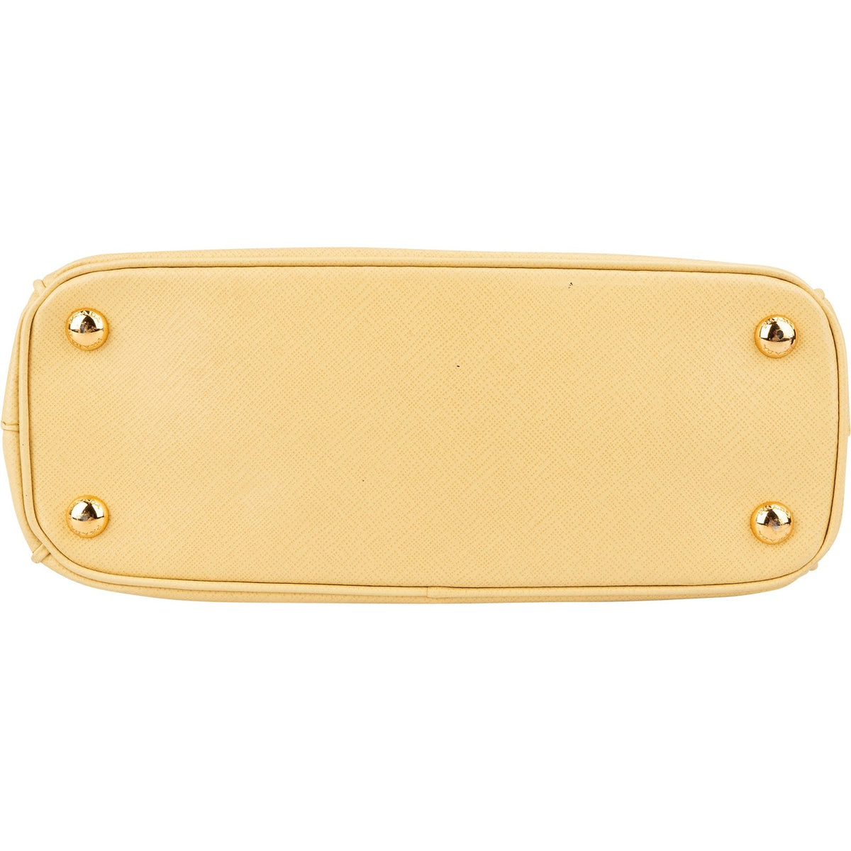 Prada Gelb Saffiano Leder Small Galleria Handtasche, Bild 7 von 15