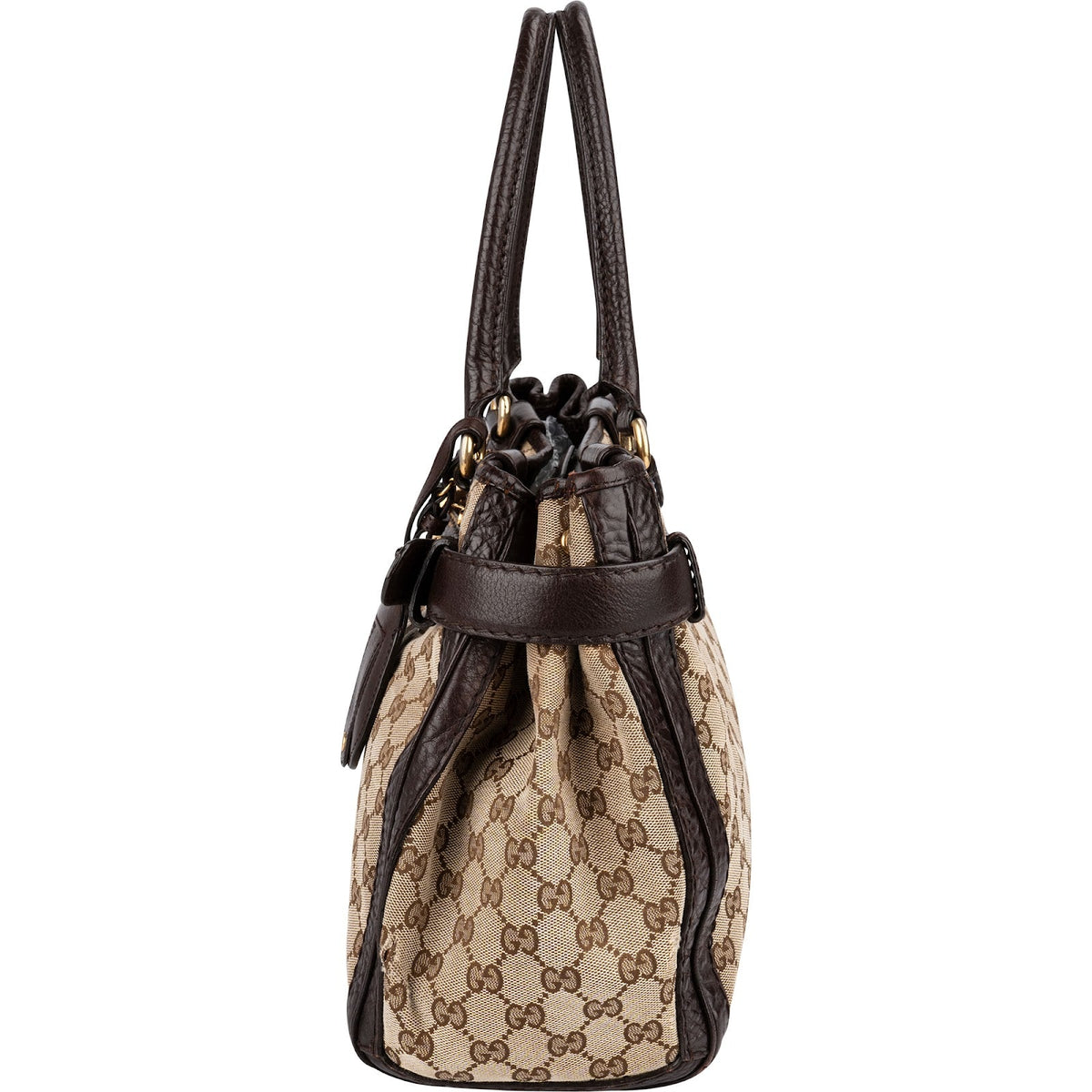 Gucci Monogram GG Canvas Leder Running Handtasche, Bild 6 von 12