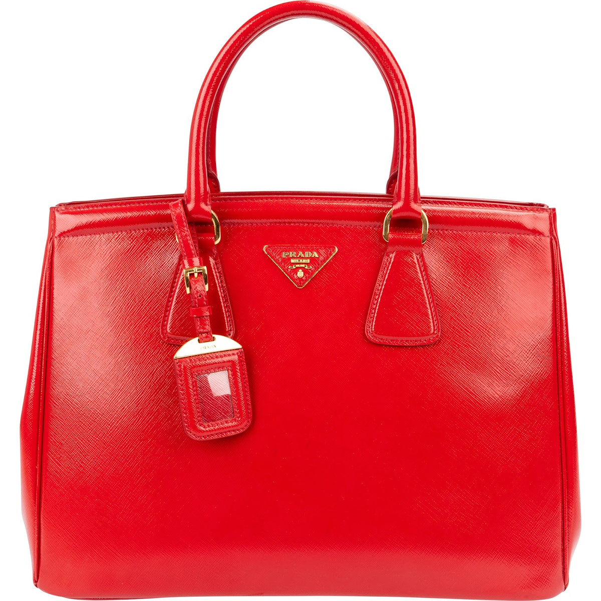 Prada Large Galleria Tote aus Saffiano-Lackleder – Vorderansicht