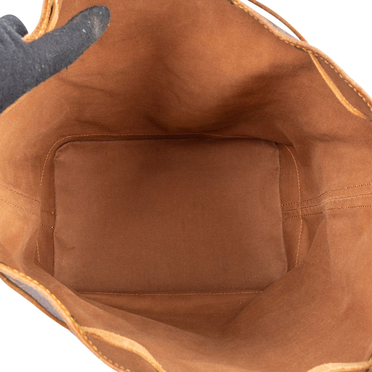 Sac à bandoulière Louis Vuitton grand modèle en toile Monogram