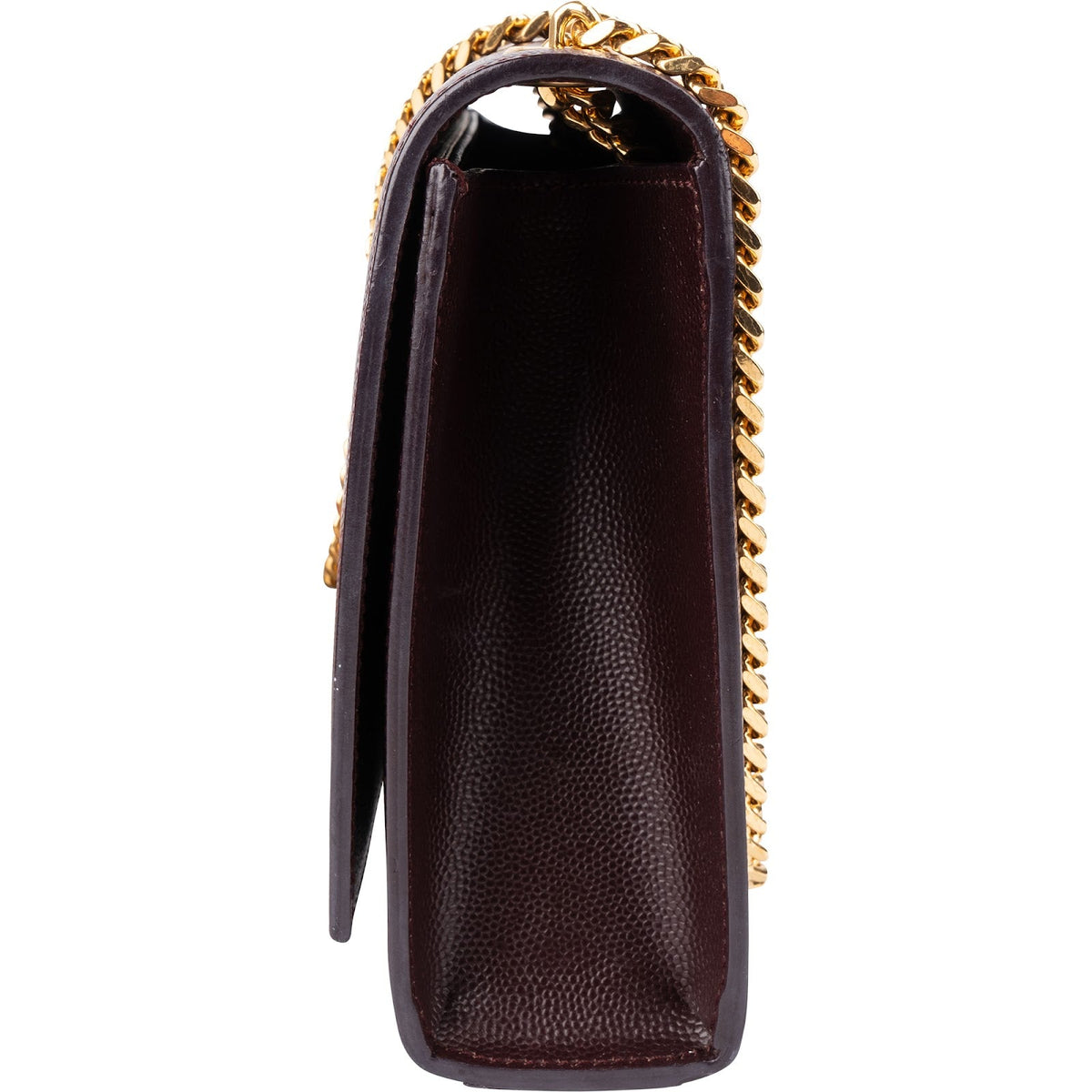 Sac bandoulière à chaîne Kate en cuir grain de poudre Saint Laurent