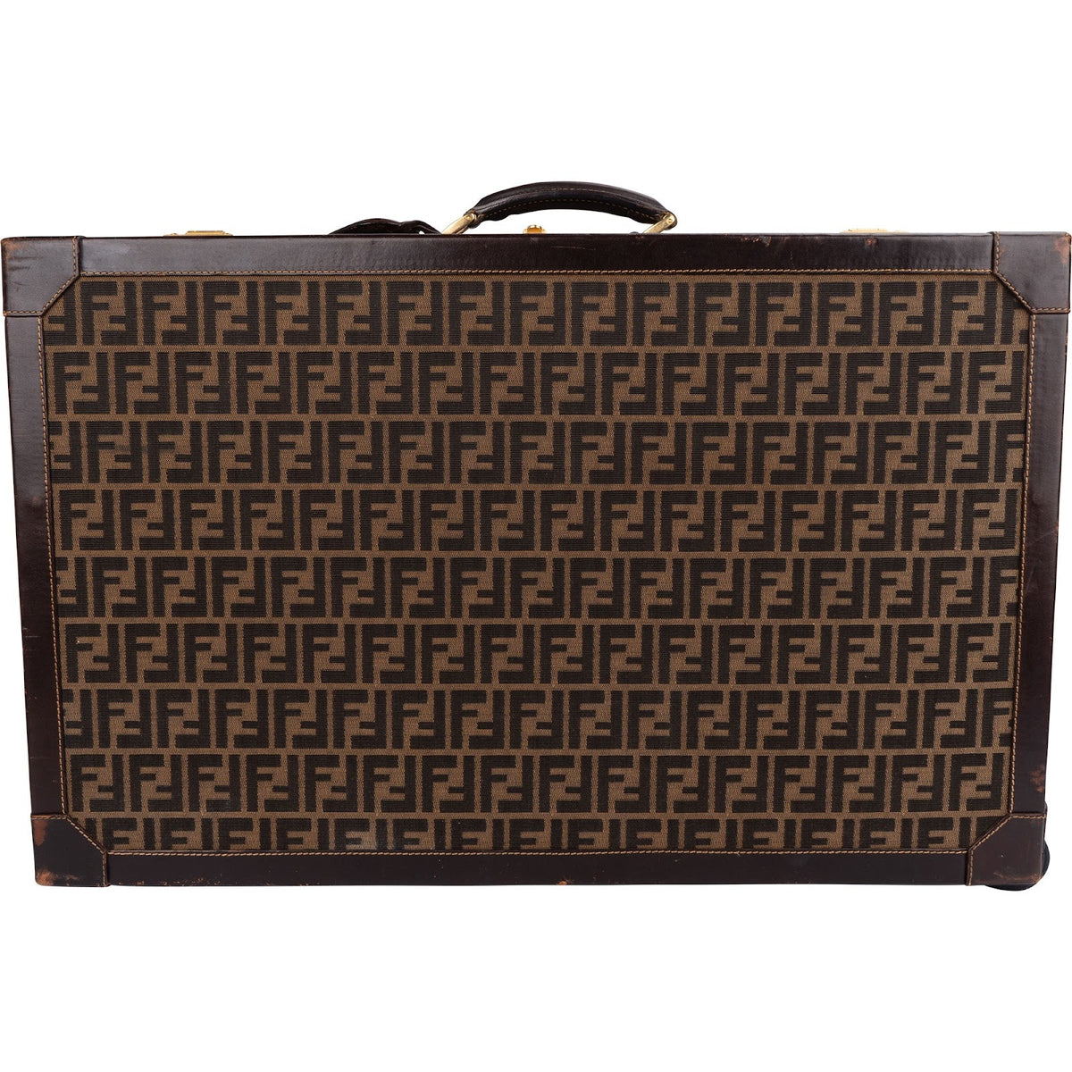 Valigia vintage Fendi Monogram Zucca in tela