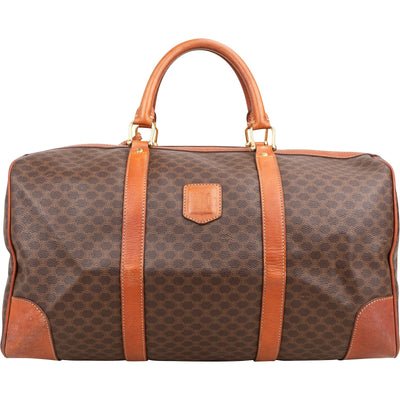 Celine Monogram Macadam Canvas Boston 45 Travel Bag