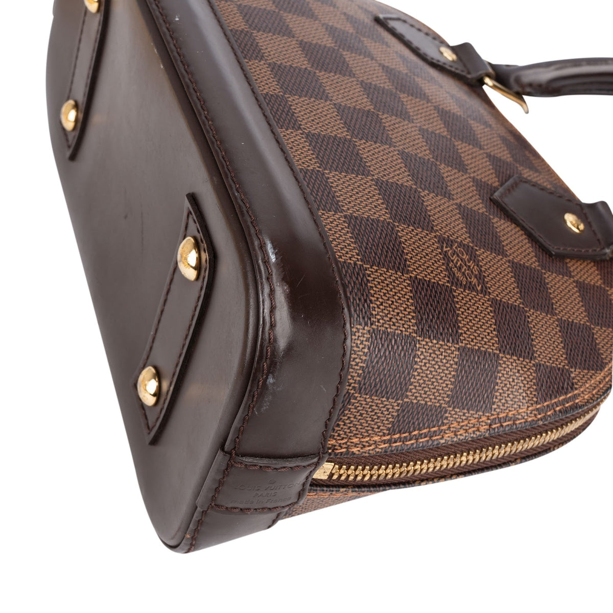 Louis Vuitton Monogram Damier Ebène Canvas Alma BB Handtas