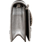 Miu Miu Crossbody mit Kristallen aus silbernem Matelassé-Nappaleder – Ansicht 3