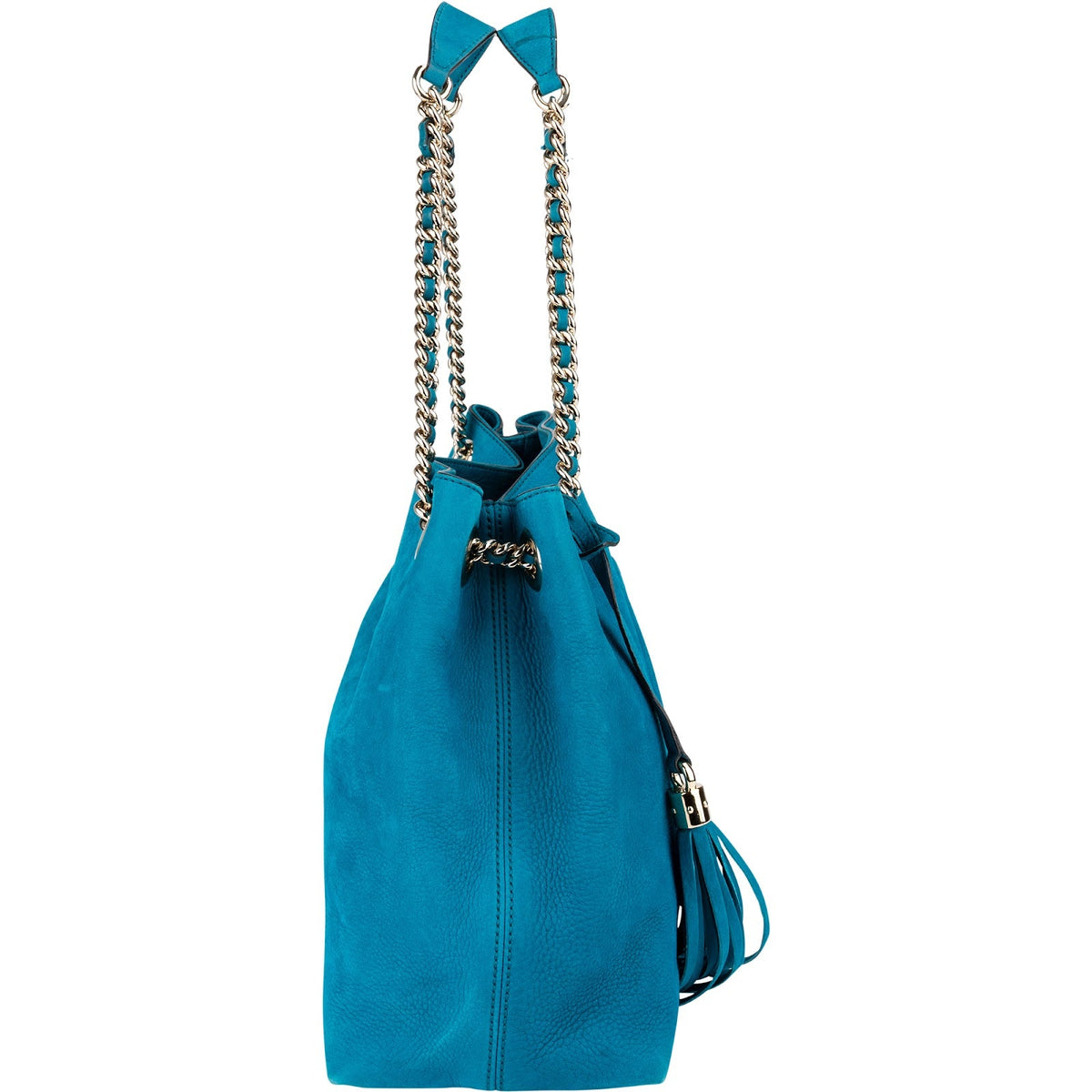 Bolso tote de hombro Gucci Soho de ante con cadena