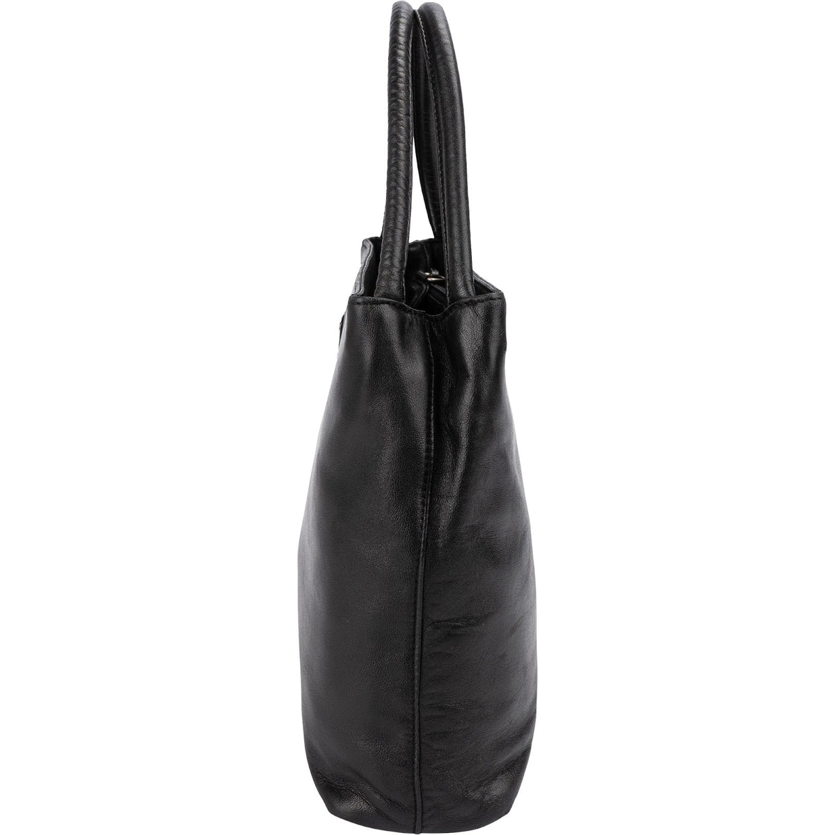 Prada Black Nappa Leather Triangle Tote Handbag