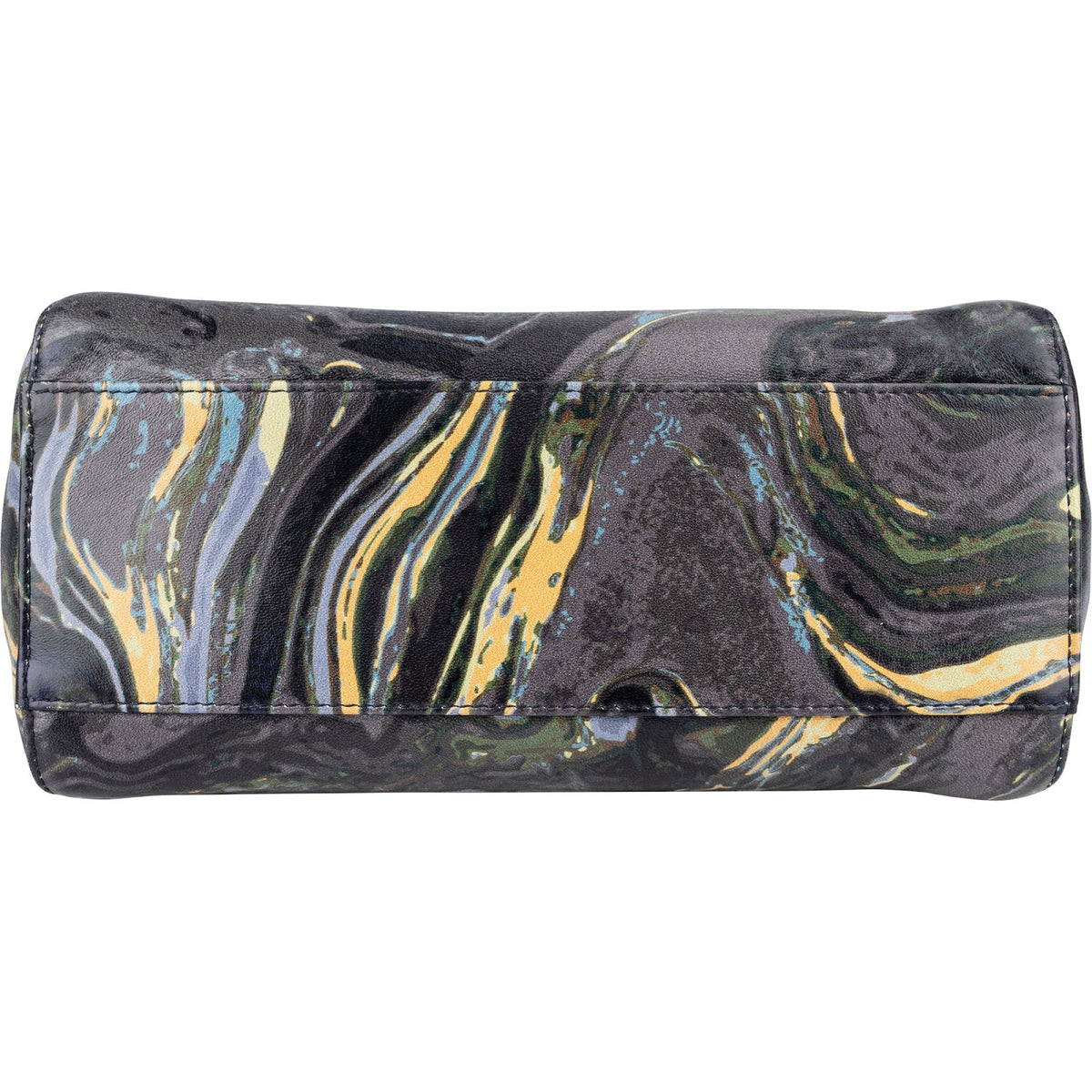 Borsa a mano Peekaboo Mini in pelle marmorizzata Fendi