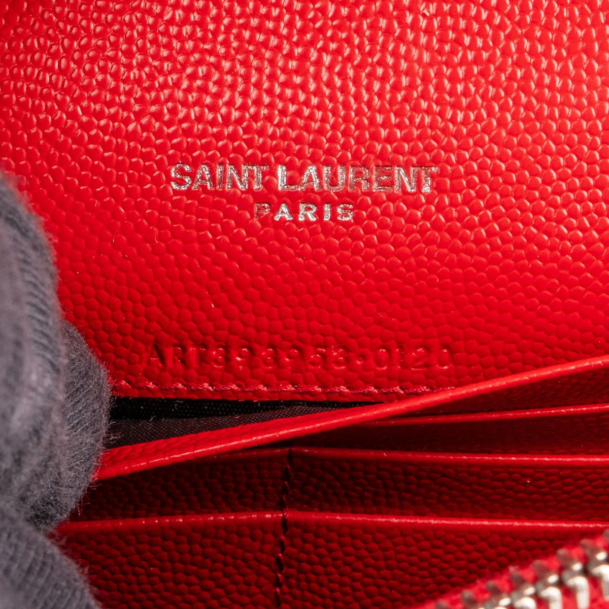Saint Laurent Grain de Poudre Envelope Wallet on Chain, Bild 10 von 10