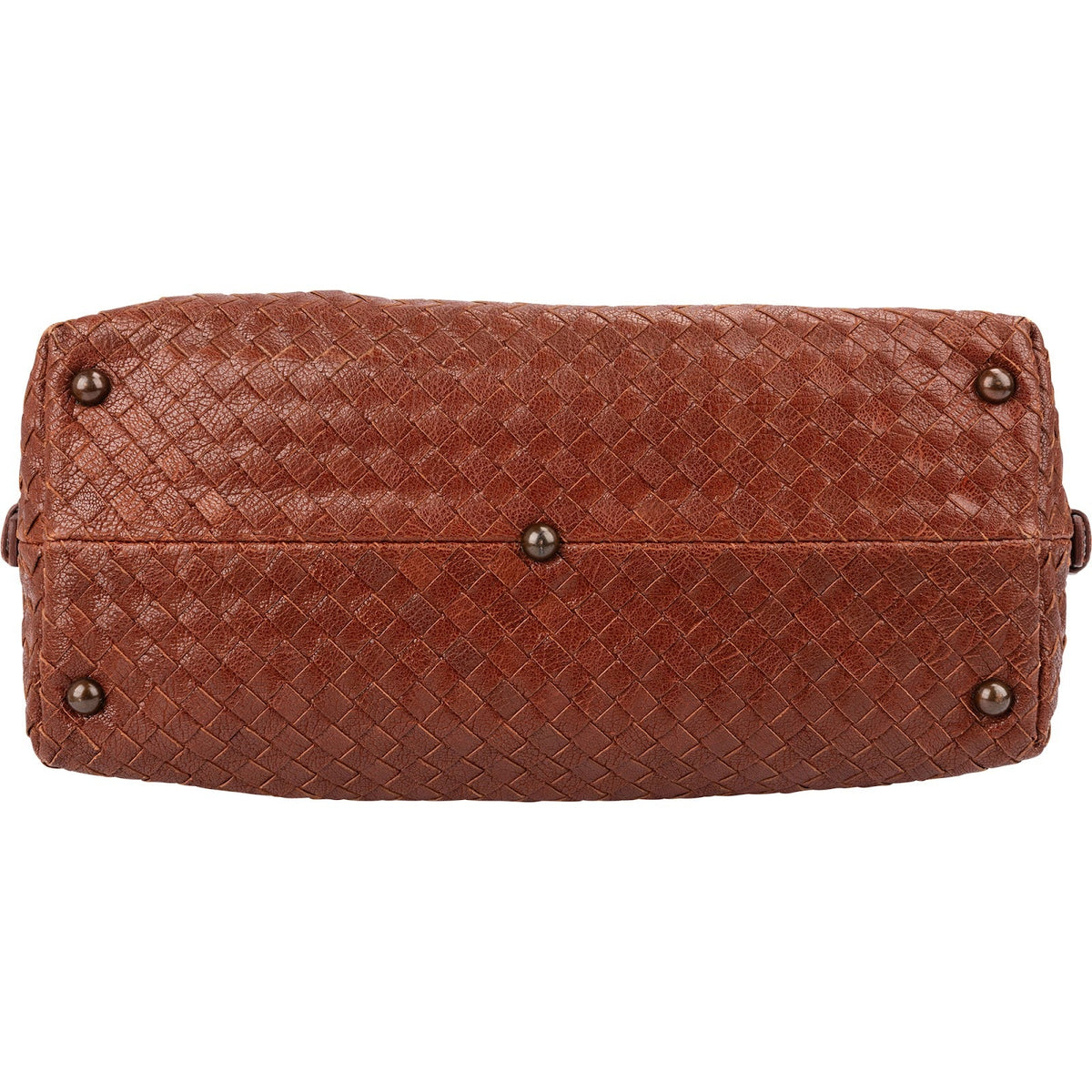 Bolso de mano Bottega Veneta Boston 40 en piel Intrecciato granulada