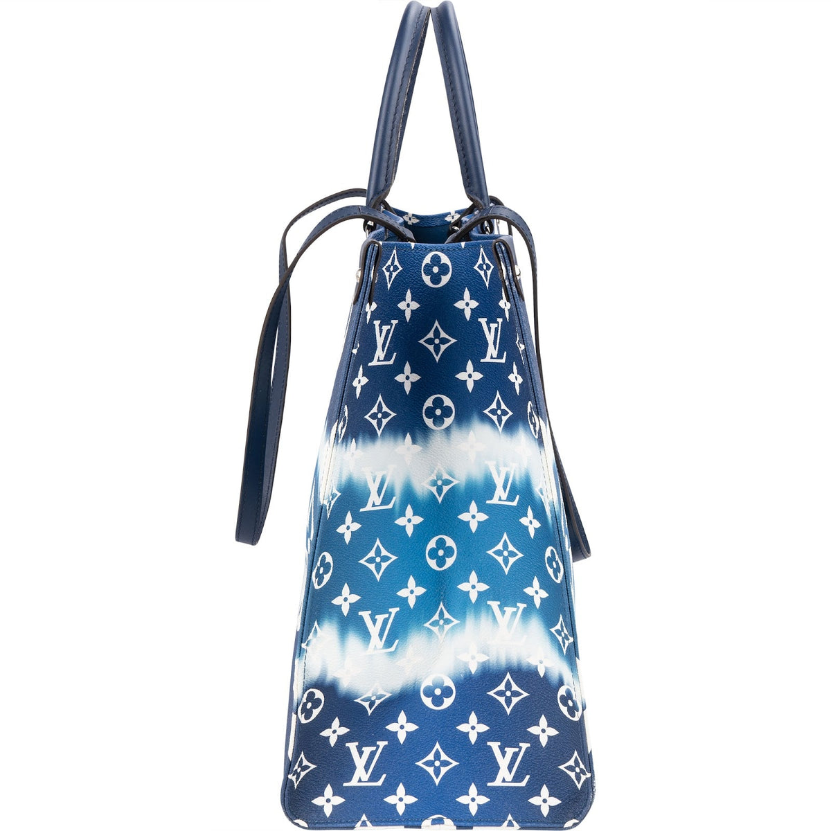 Louis Vuitton Bleu Sky Monogram Giant Escale OnTheGo GM schoudertas