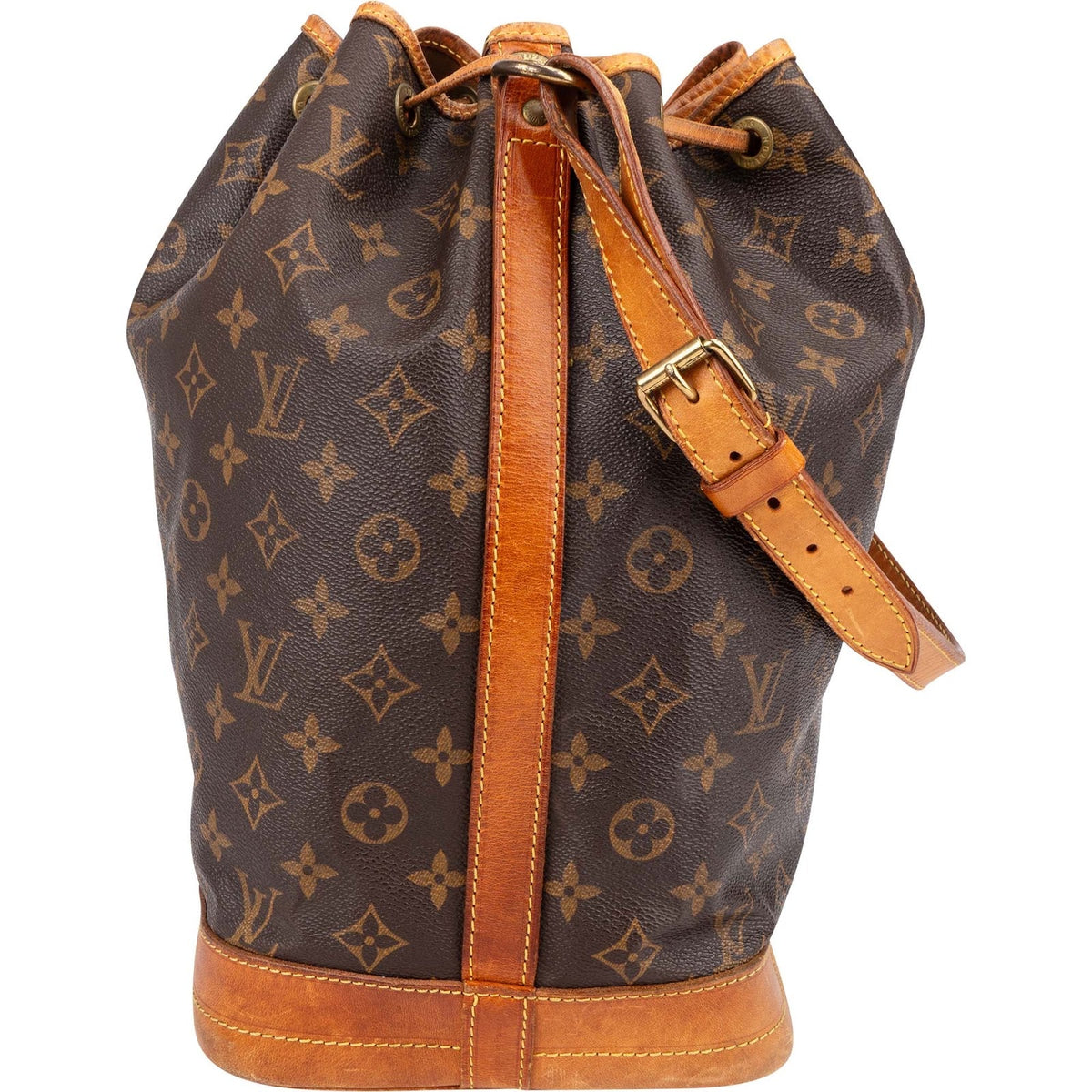 Sac à bandoulière Louis Vuitton grand modèle en toile Monogram