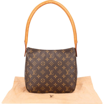 Bolso de hombro Louis Vuitton Looping MM en lona Monogram