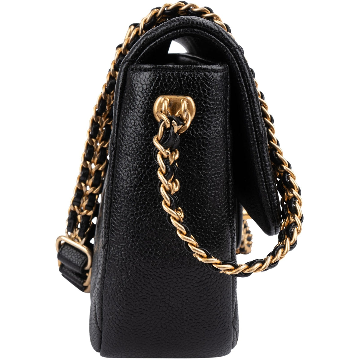 Chanel Caviar lederen Mini Rectangular Flap Coin crossbody tas