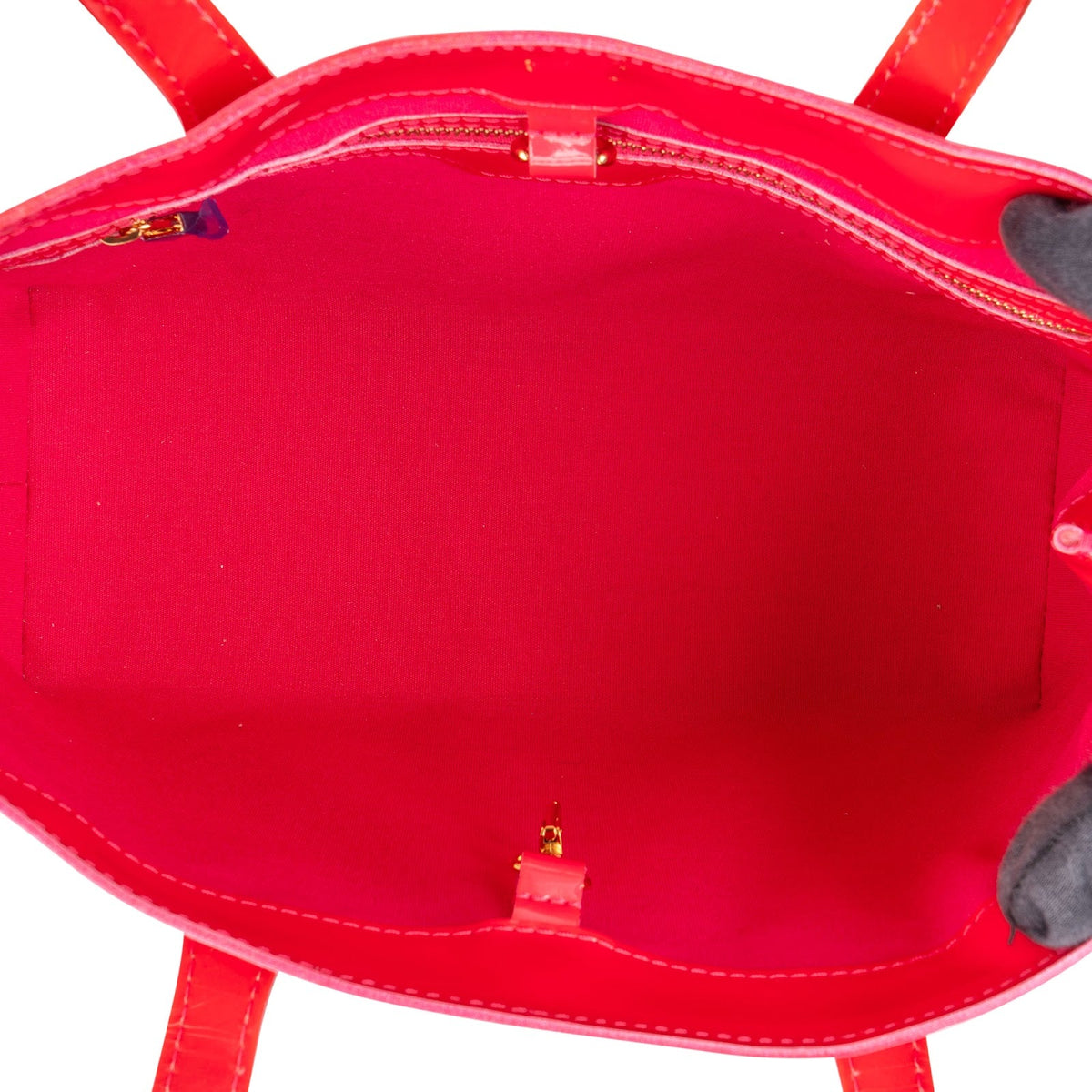 Louis Vuitton Wilshire PM aus rosa Monogram Vernis – Ansicht 8