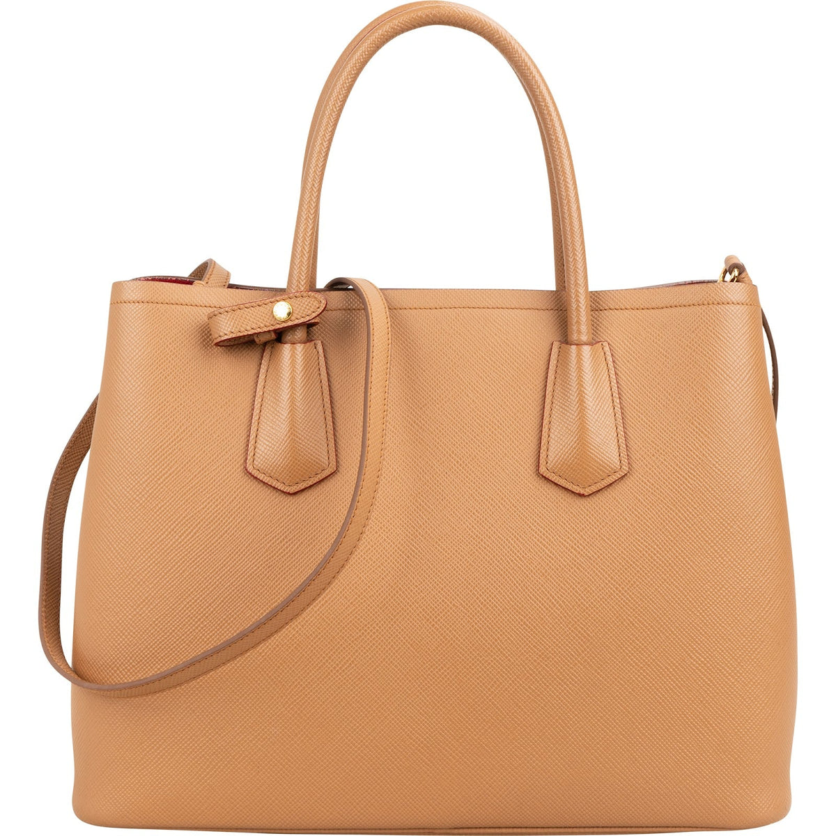 Prada Saffiano Cuir Leder Double Tote, Bild 4 von 12