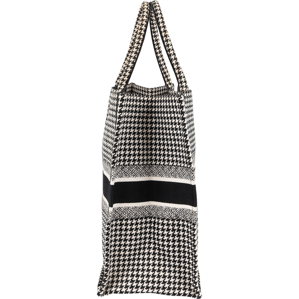 Dior Hahnentritt Monogram Canvas Book Tote, Bild 4 von 11