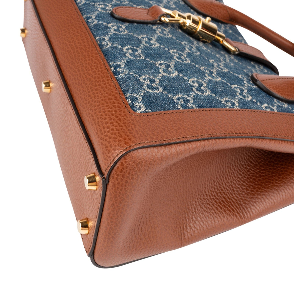 Gucci Monogram GG Denim Jackie 1961 Tote, Bild 8 von 12