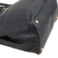 Prada Black Vitello Daino Leather Tote Handbag