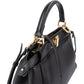 Fendi Black Leather Peekaboo Small Handbag