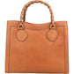 Gucci Grained Leather Large Bamboo 1967 Tote Handbag