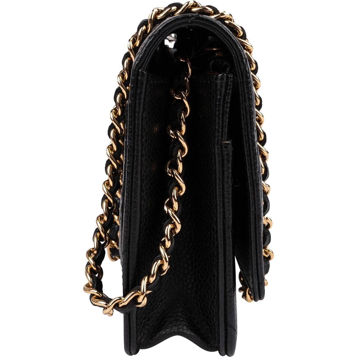 Chanel Caviar Leder CC Wallet on Chain Umhängetasche, Bild 3 von 14