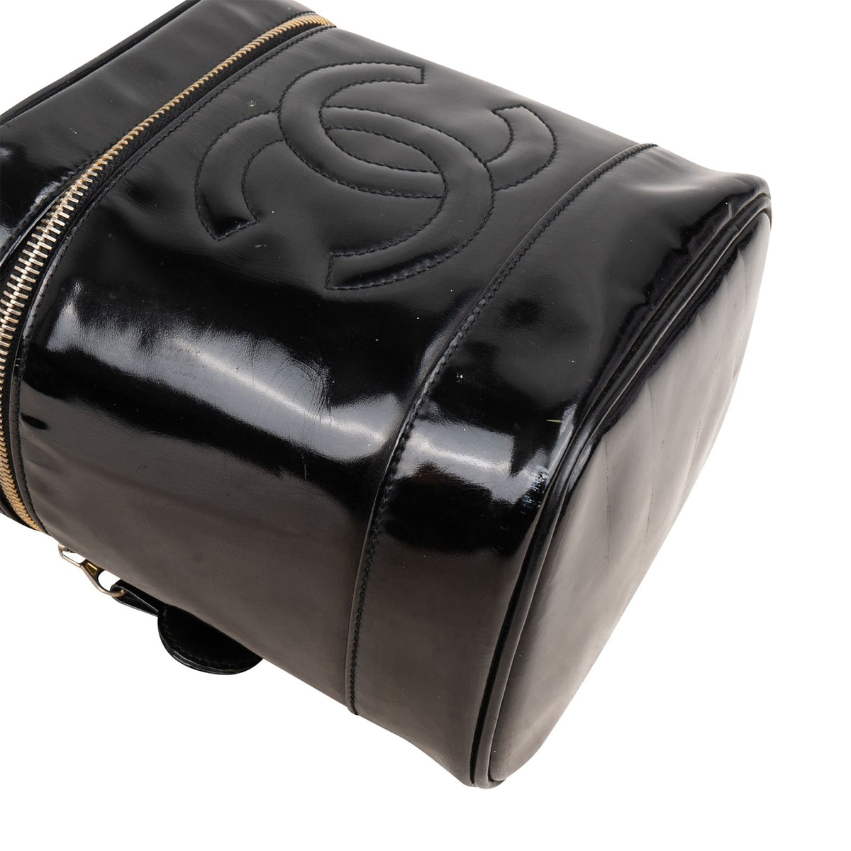 Chanel CC Vanity Case Lackleder, Bild 8 von 11