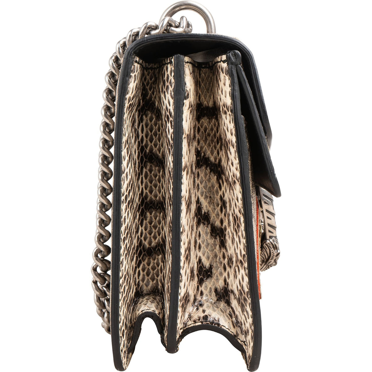 Borsa a spalla Dionysus Gucci Limited in tela GG Supreme con ricami e dettagli in pitone