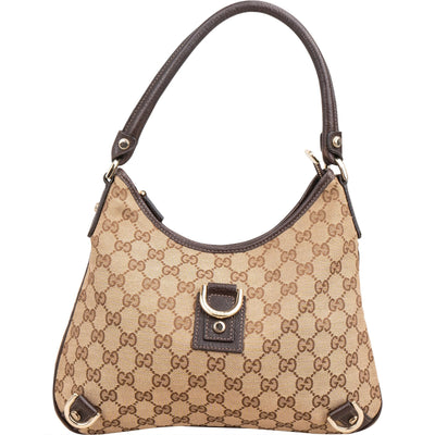Gucci Monogram GG Canvas Small Abbey D-Ring Shoulder Bag