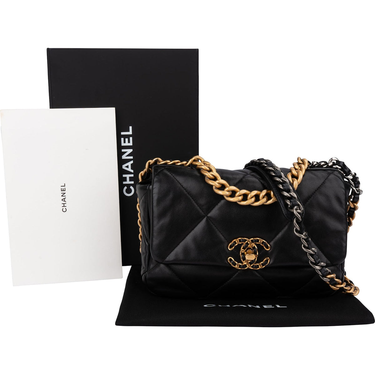 Chanel 19 Lammleder Single Flap Umhängetasche, Bild 2 von 14