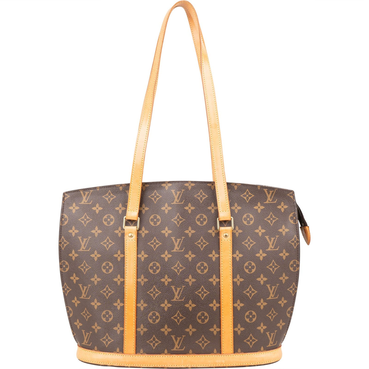 Louis Vuitton Monogram Canvas Babylone aus Canvas und Vachetta-Leder – Vorderansicht