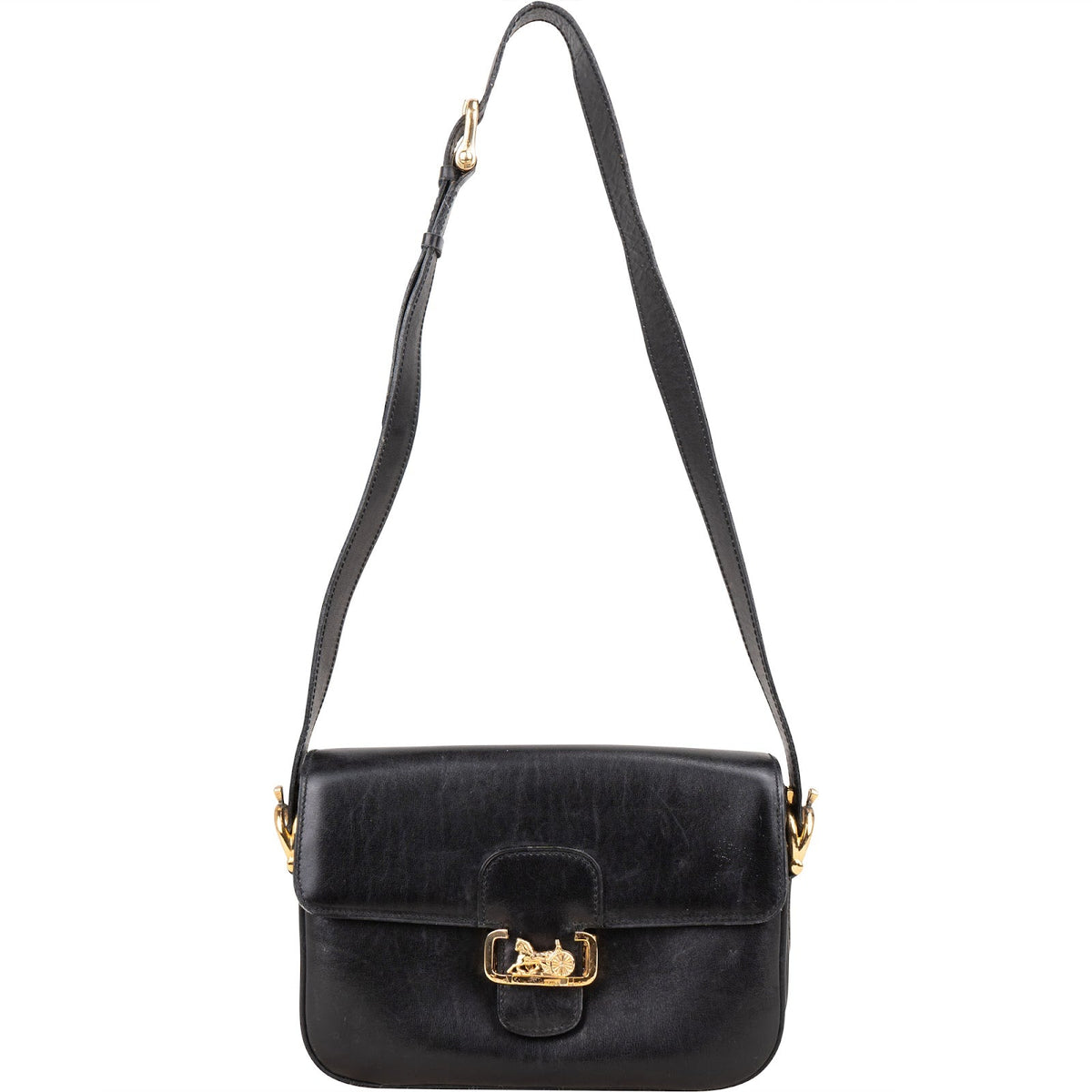 Borsa a spalla Triomphe di Céline in pelle di vitello box