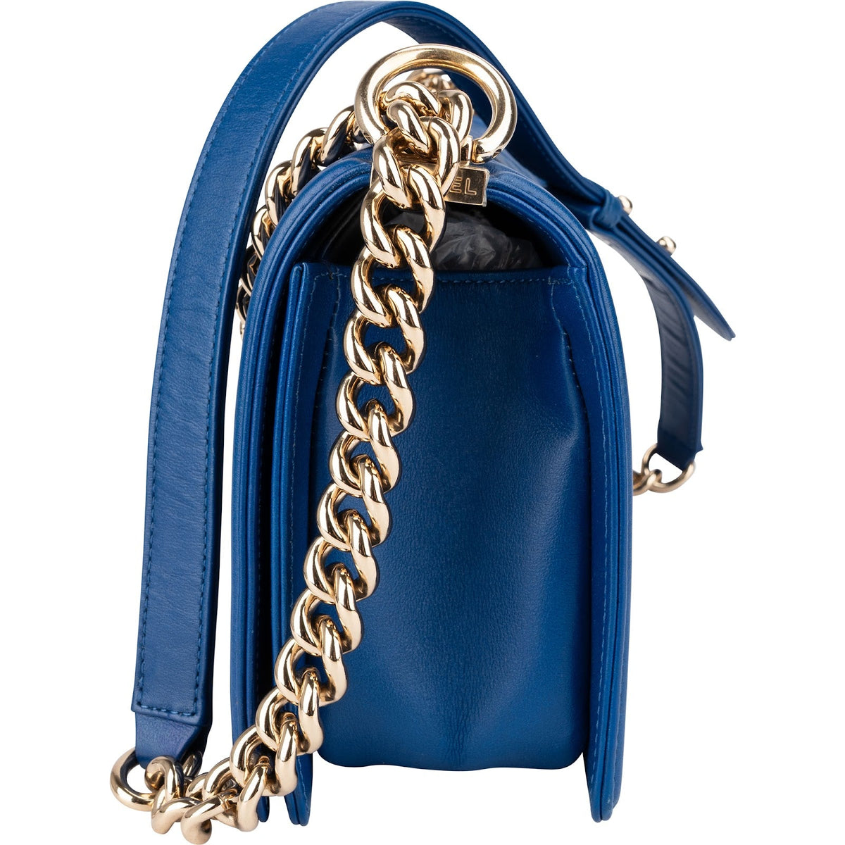 Chanel Boy Medium schoudertas van gewatteerd lamsleer met enkele flap