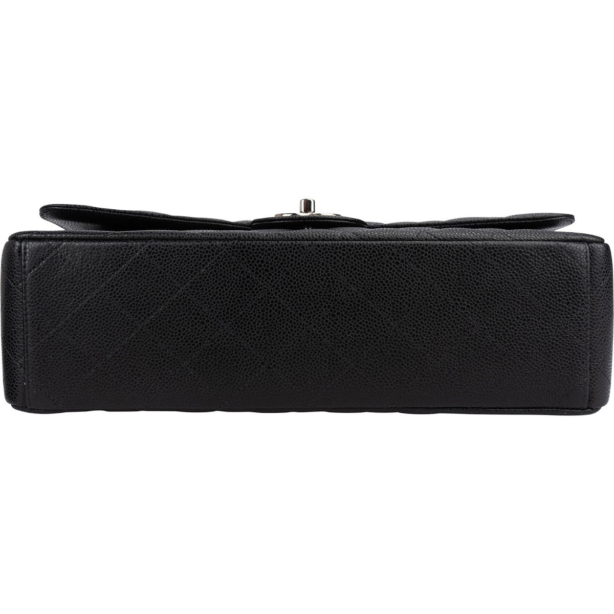 Borsa a tracolla Chanel Maxi Double Flap in pelle caviale trapuntata