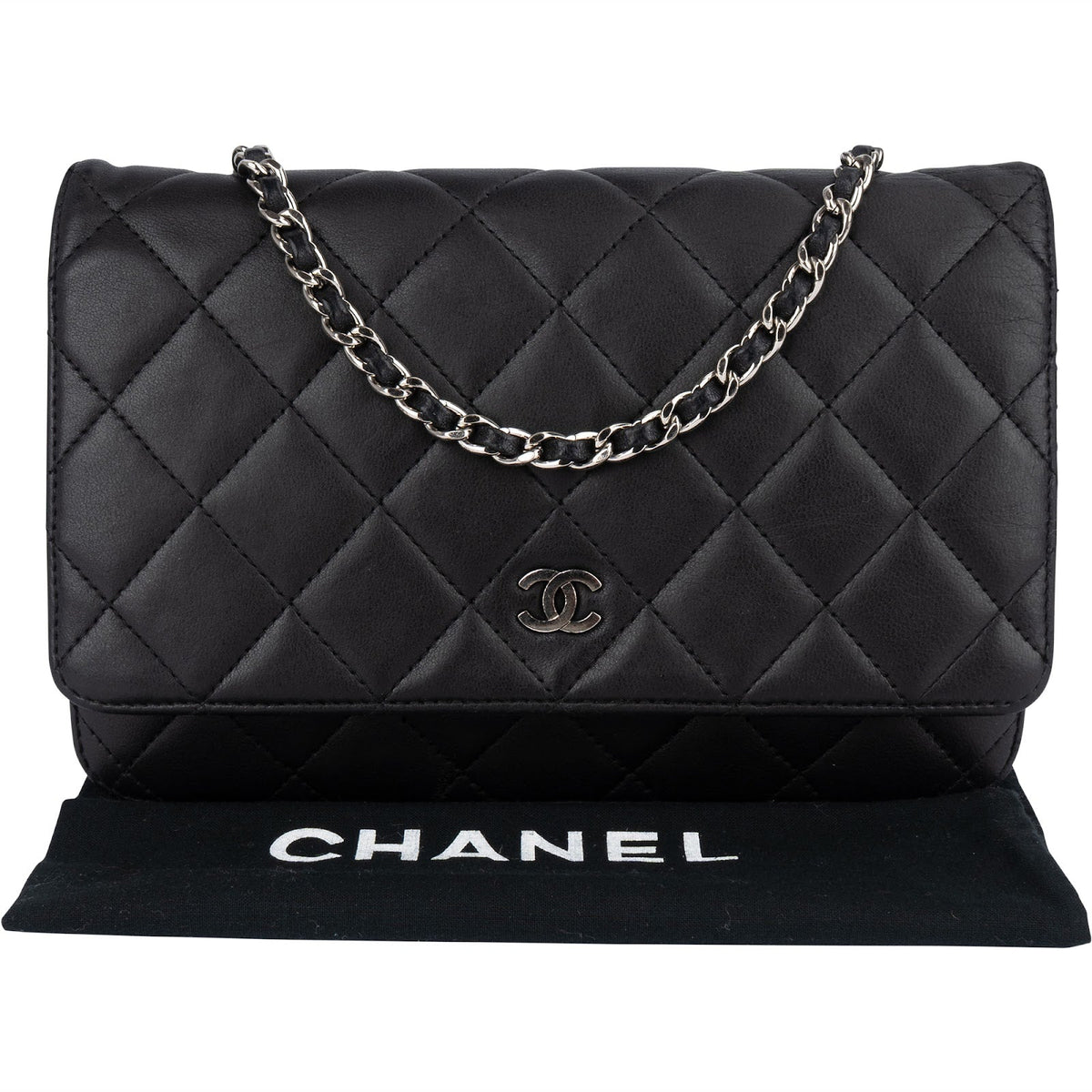 Chanel Lammleder Wallet on Chain Umhängetasche, Bild 2 von 14