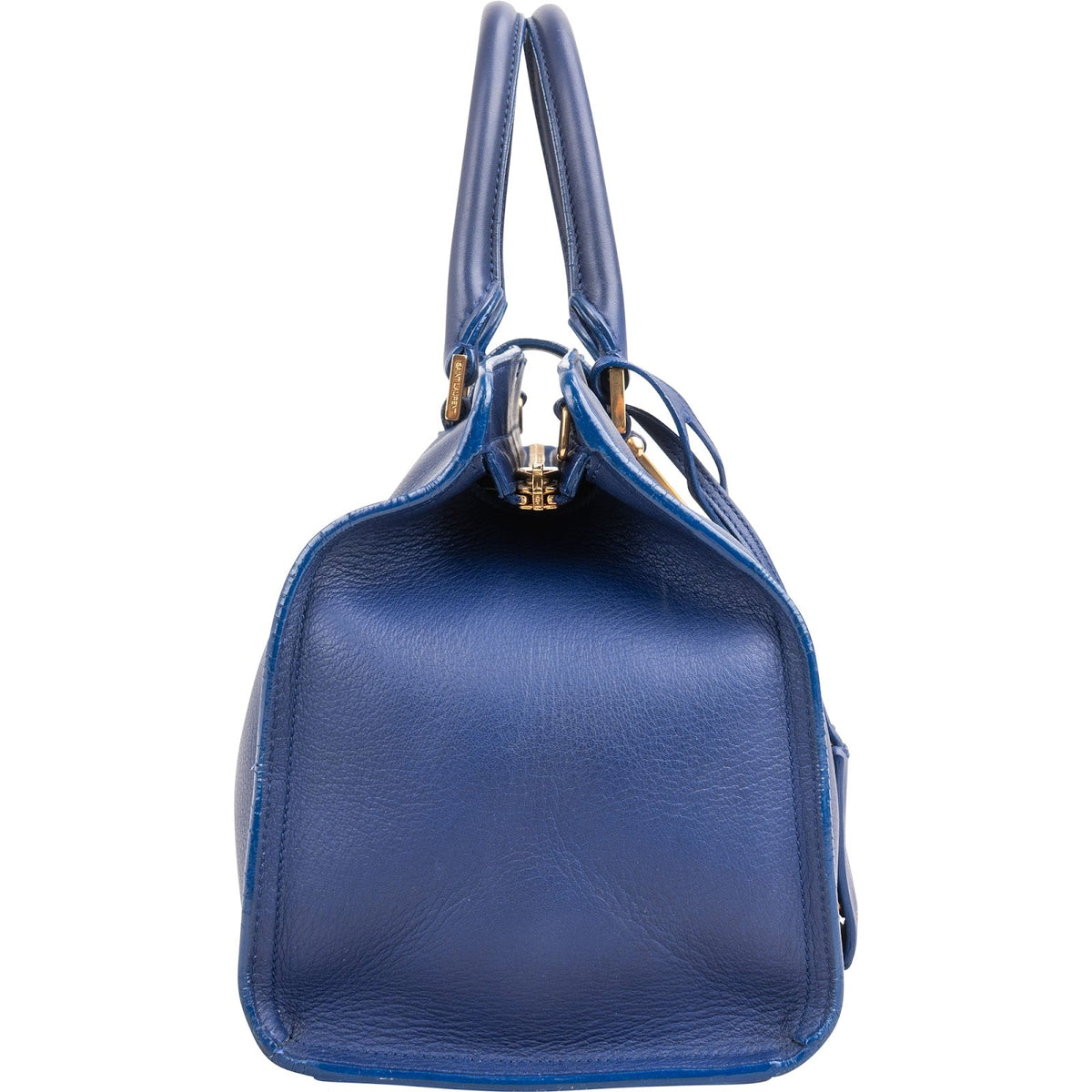 Yves Saint Laurent Cabas Chyc-handtas van blauw kalfsleren