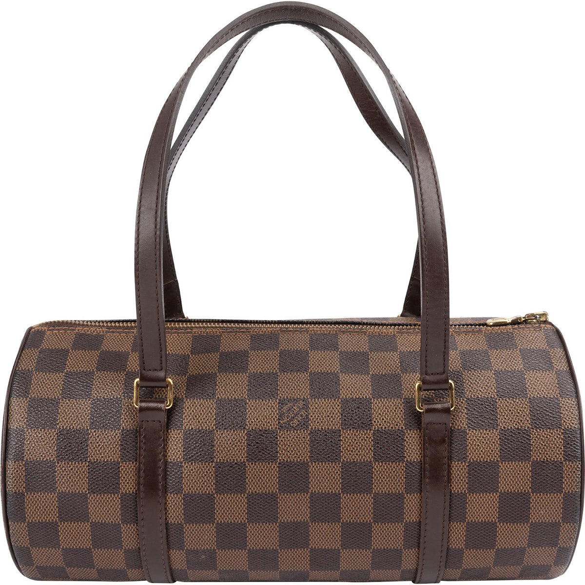 Sac à main Louis Vuitton Papillon 30 en toile Damier Ébène