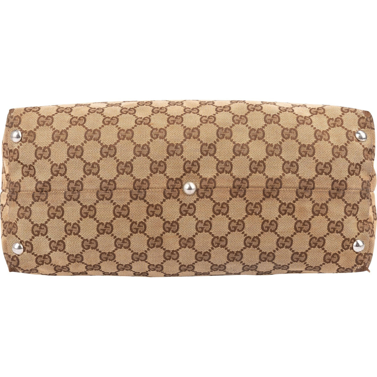 Gucci Jolicoeur Horsebit Tote aus GG Canvas – Ansicht 6