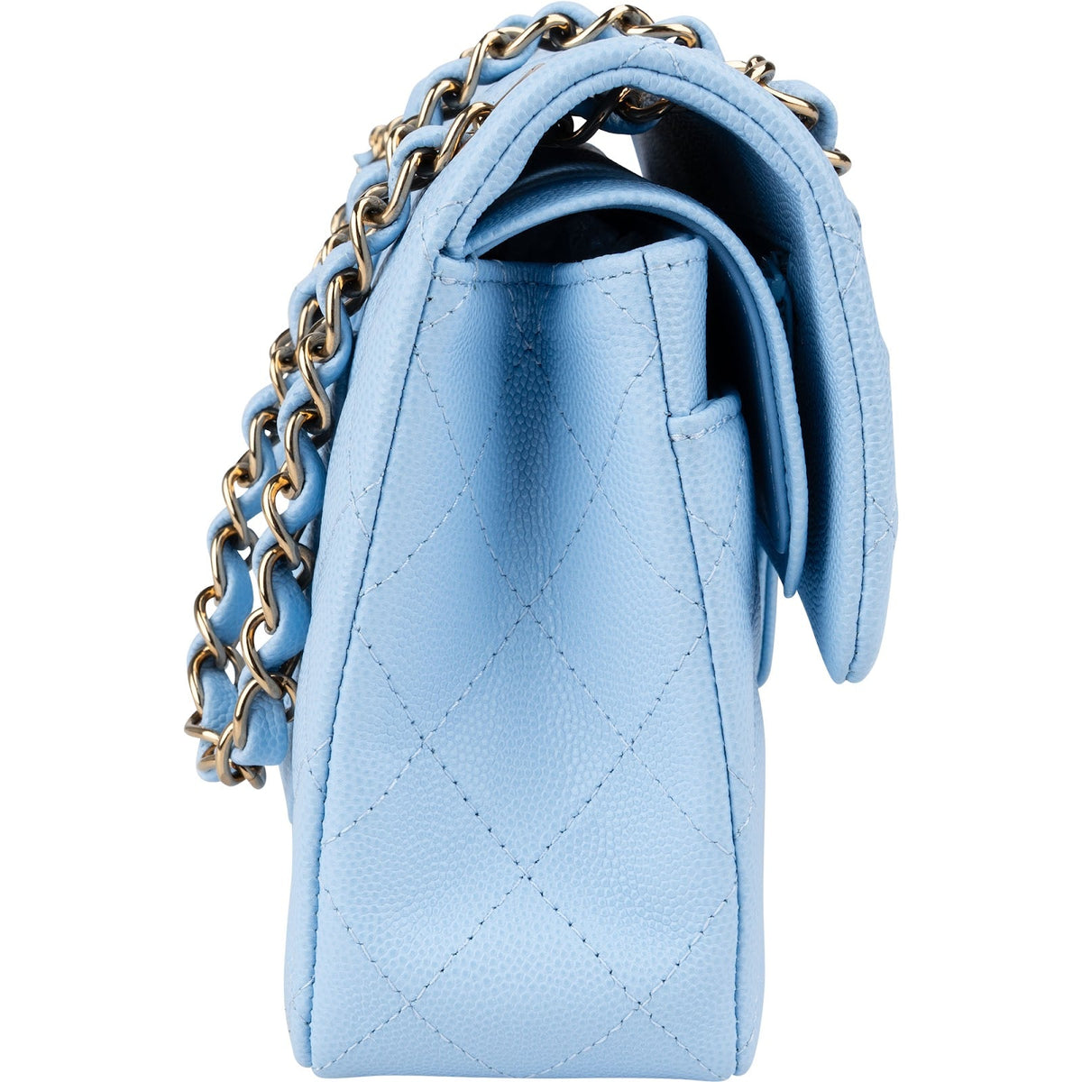 Chanel Caviar Leder Small Double Flap Schultertasche, Bild 5 von 15