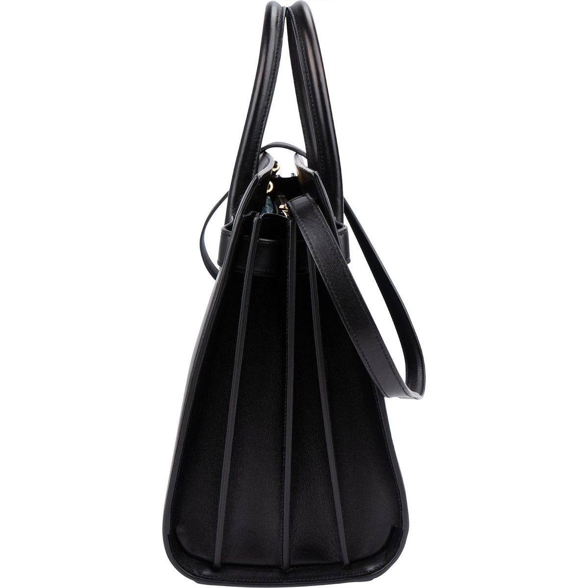 Sac à main Saint Laurent Sac De Jour en cuir noir