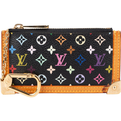Louis Vuitton Monogram Murakami Multicolor Pochette Clés Wallet