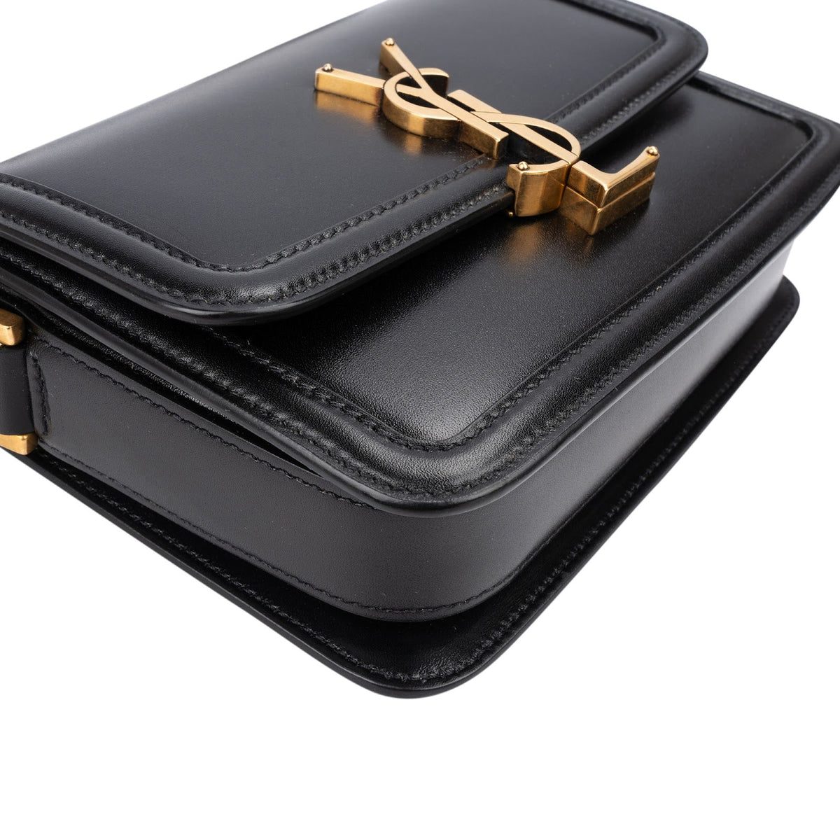 Yves Saint Laurent Box Calfskin Small Solferino Crossbody Bag