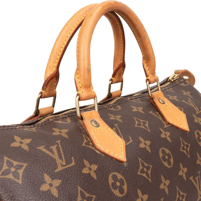 Louis Vuitton Monogram Canvas Speedy 35 Handbag